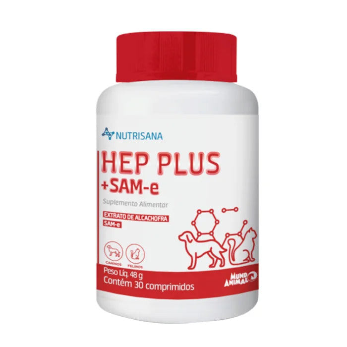 Suplemento NutriSana Hep Plus SAM-e - 30 comprimidos Nutrisana