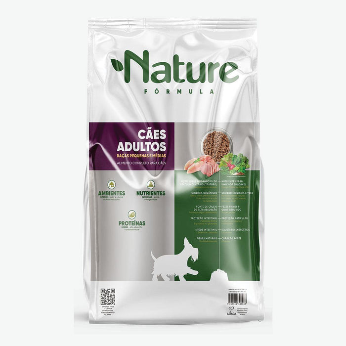 Ração Nature Fórmula Super Premium Cães Adultos Raças Pequenas e Médias - shopcao