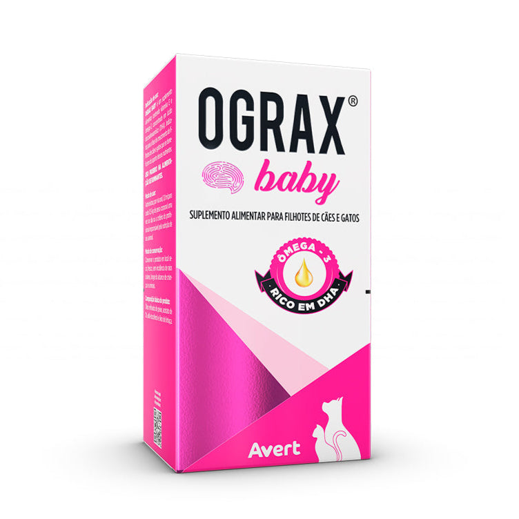 Suplemento Avert Ograx Baby para Cães e Gatos 30 ml Avert