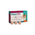 Antipulgas Simparic Trio 24mg para Cães 10,1 a 20kg Zoetis