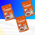 3 Sachês Golden Gourmet para Cães 85g — Escolha o Sabor Golden