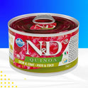Lata Ração Úmida N&D Farmina Cães 140g — Escolha o Sabor N&D