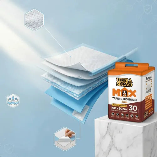 Tapete Higiênico Ultra Secão Max (90x90) Shop Cão