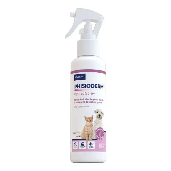 Phisioderm Hydrat Spray Solução Hidratante 250 ml Virbac