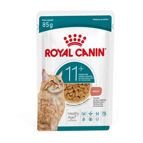 Ração Úmida Royal Canin Gatos Sêniores 11+ Sachê 85g