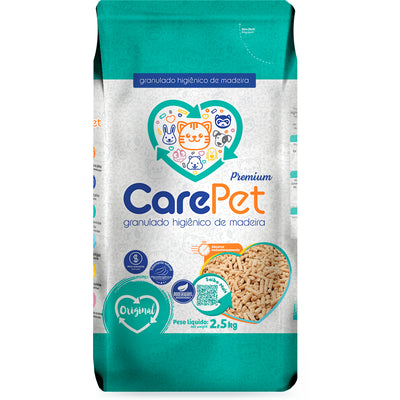 Granulado Higiênico de Madeira CarePet Premium Original - Shop Cão