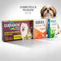 Combo Pele & Pelagem para cães até 5 kg: Refos Derme + Queranon Small Size + Ograx Derme 10