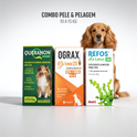 Combo Pele & Pelagem para cães de 10 a 15 kg: Refós Derme 30 + Queranon 15 kg + Ograx Derme 20