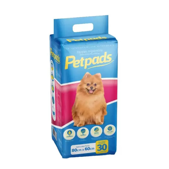 Tapete Higiênico Slim 80X60 Pet Pads com 30 unidades - Shop Cão