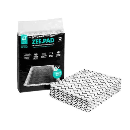Tapete Higiênico Zeepad para Cães Com 5 Unidades Cinza Zeedog