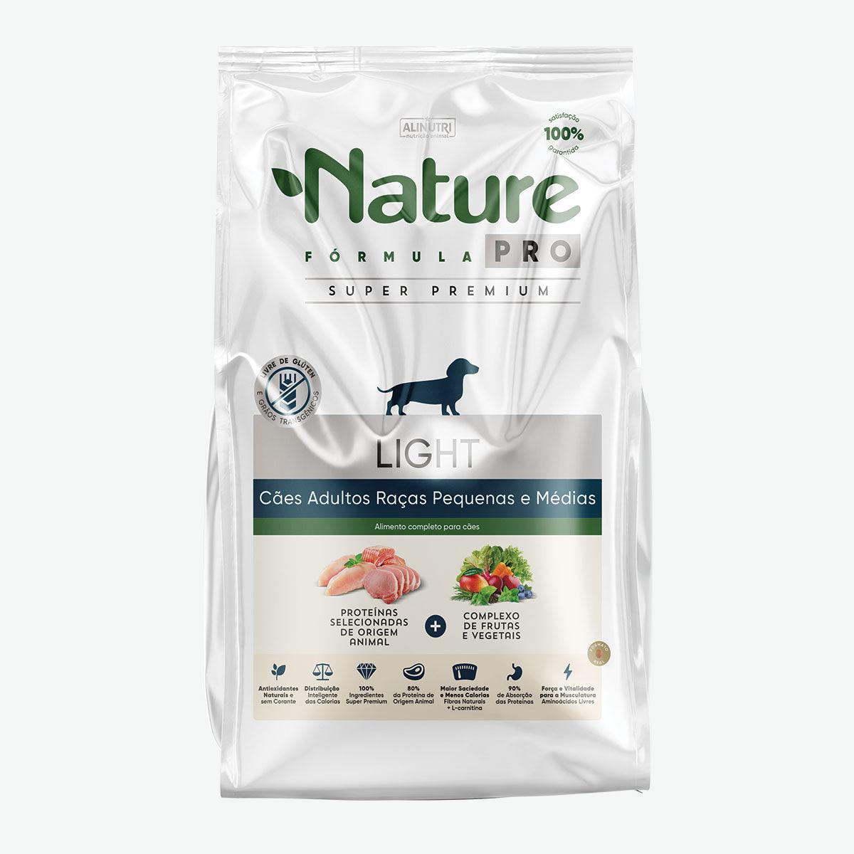 Ração Nature Formula Pro Light Cães Adultos Raças Pequenas e Médias ...