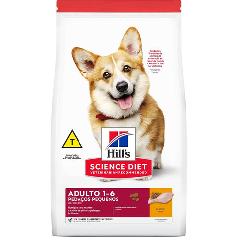 Ração Hills Science Diet Adulto Manutenção Saudável Pedaços Pequenos - 6Kg